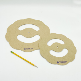 Rim Template - Daisy for Pottery Forms by GR Pottery Forms Rim Template - Daisy for Pottery Forms by GR Pottery Forms